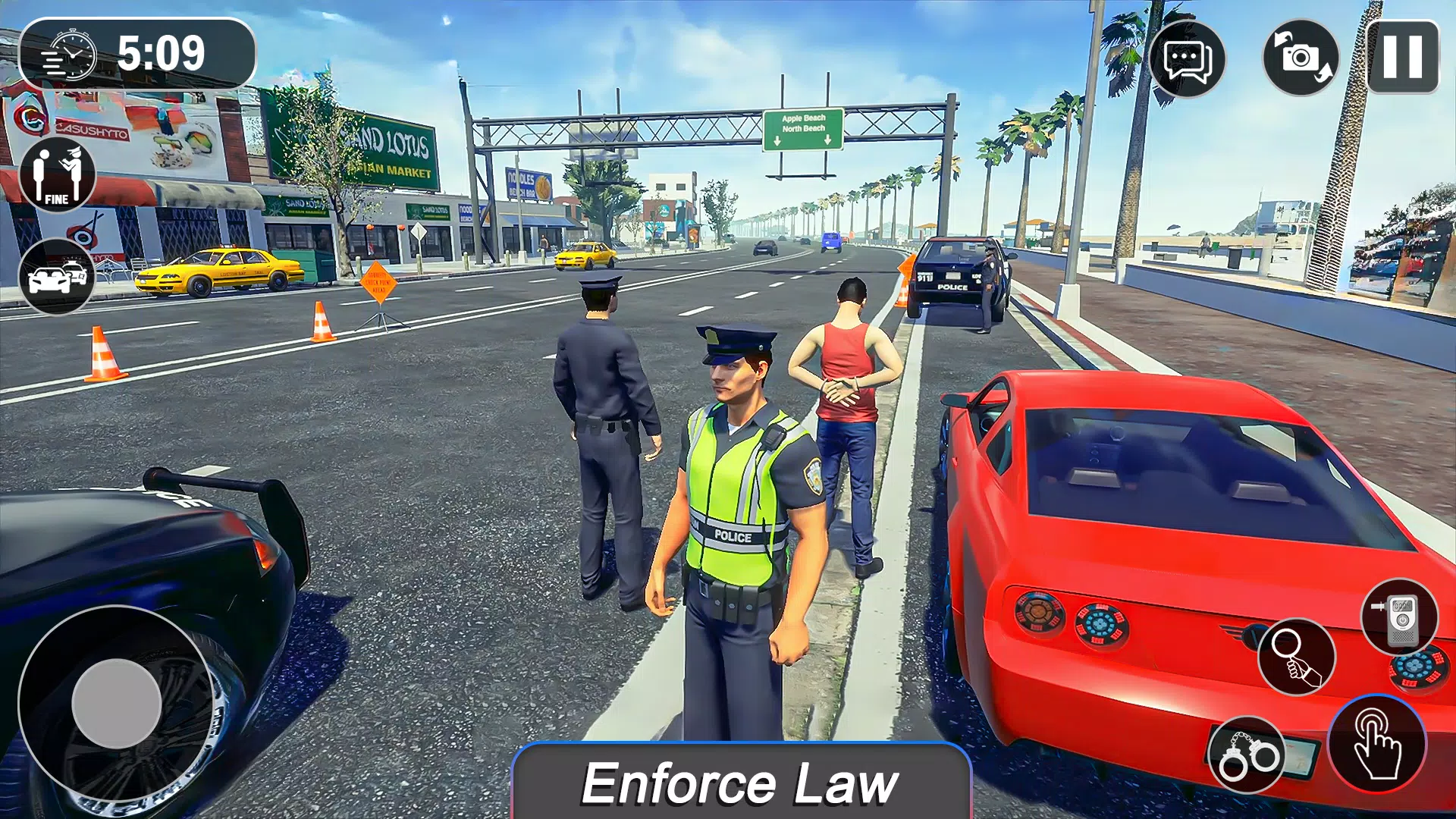 Border Petrol Police Games 3D Schermafbeelding 2