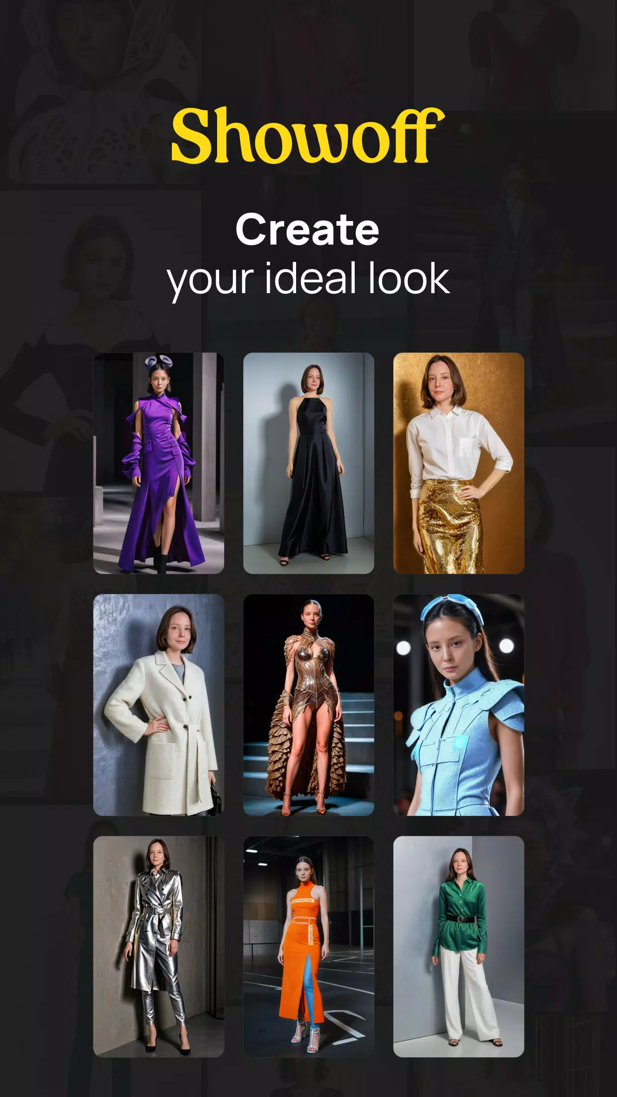 Showoff: create an ideal look ภาพหน้าจอ 1