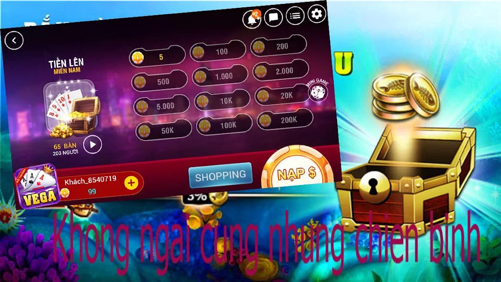 VEGA - Game danh bai doi thuong 스크린샷 1