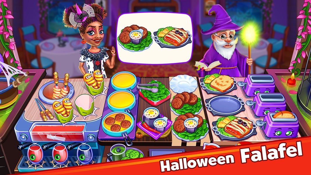 Halloween Madness Cooking Game ဖန်သားပြင်ဓာတ်ပုံ 2