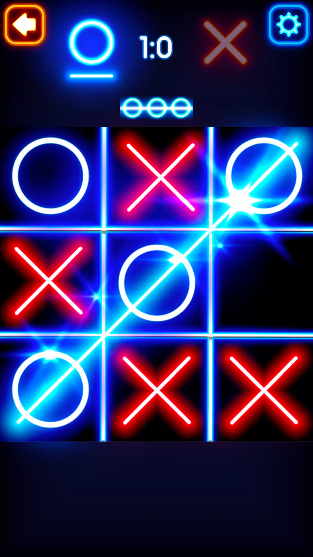 Tic Tac Toe Glow ภาพหน้าจอ 2