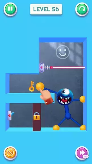 Blue Monster: Stretch Game Capture d'écran 2