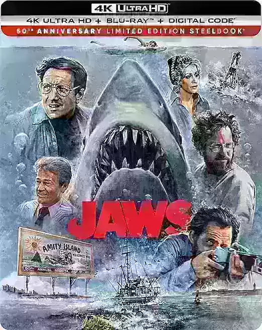 Стальной бук Jaws в 4K уже в продаже к 50-летию фильма