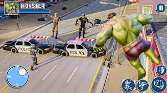 Black Monster Hero City Battle Screenshot 1