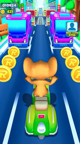 Cat Run : Tom Subway Runner 3D Schermafbeelding 1