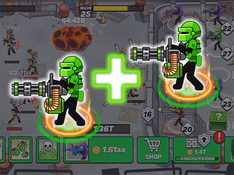 Schermata Stickman Defenders: Stick War 3