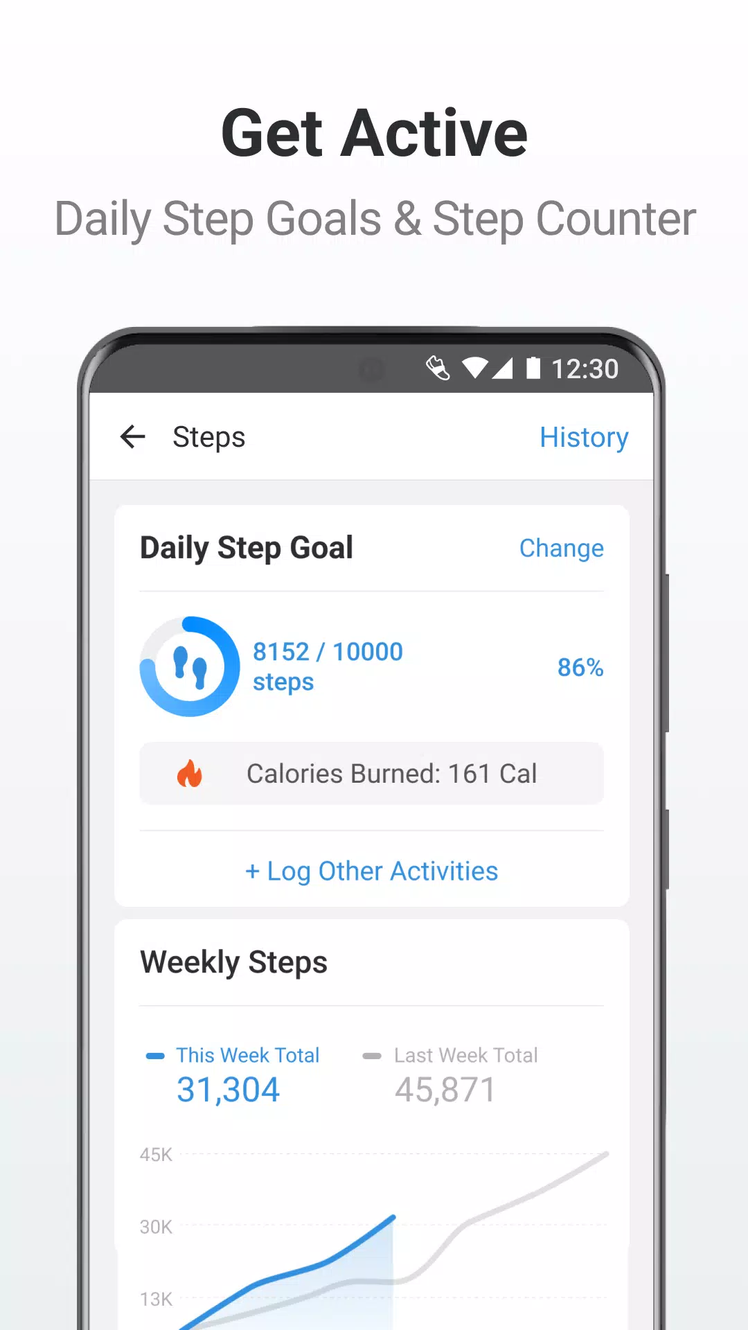 Pacer Pedometer & Step Tracker स्क्रीनशॉट 4