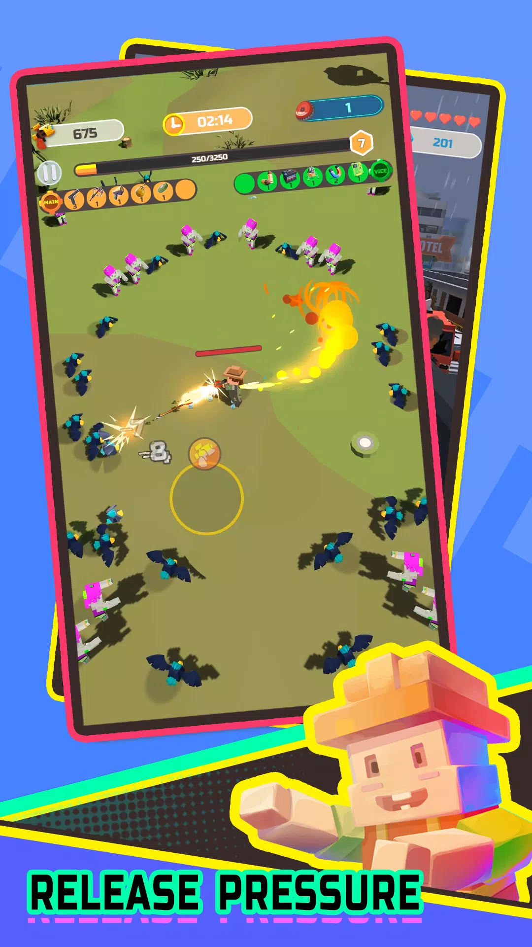 Pixel Zombie Hero Скриншот 4