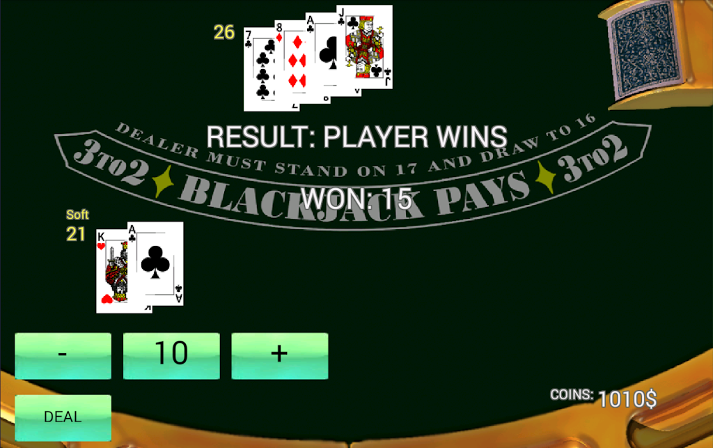 BlackJack Simulator Captura de tela 3