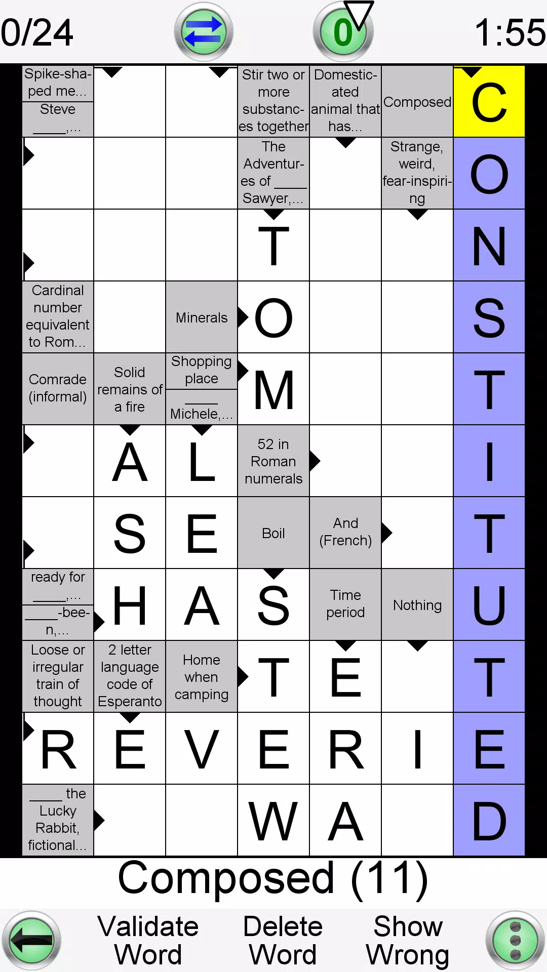 Arrow Crossword应用截图第1张