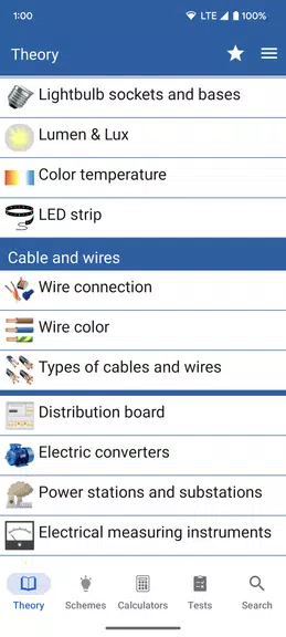 Schermata Electricians’ Handbook: Manual 1