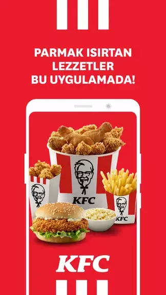 KFC Türkiye – Yemek Siparişi स्क्रीनशॉट 1