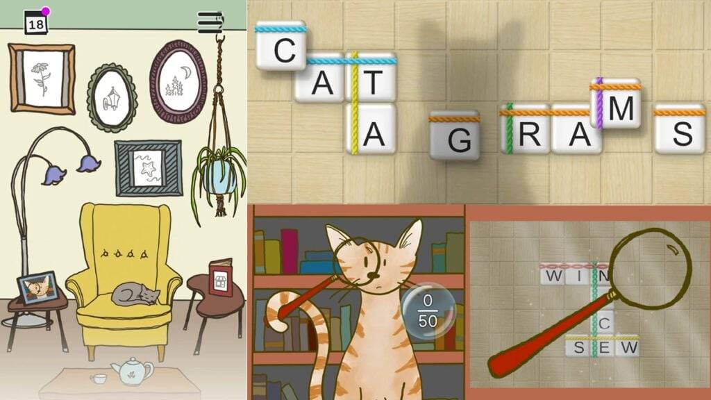 Catagrams เป็นเกมคำที่เต็มไปด้วยแมวที่น่ารักตอนนี้อยู่บน Android