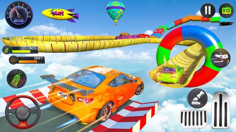 Mega Ramp Car Stunts Race應用截圖第1張