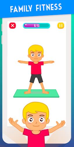 Exercise for Kids at home Captura de pantalla 4