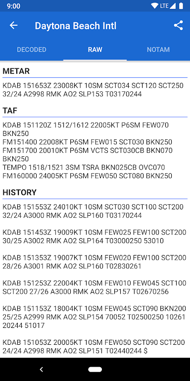 Avia Weather – METAR & TAF Mod Ảnh chụp màn hình 3