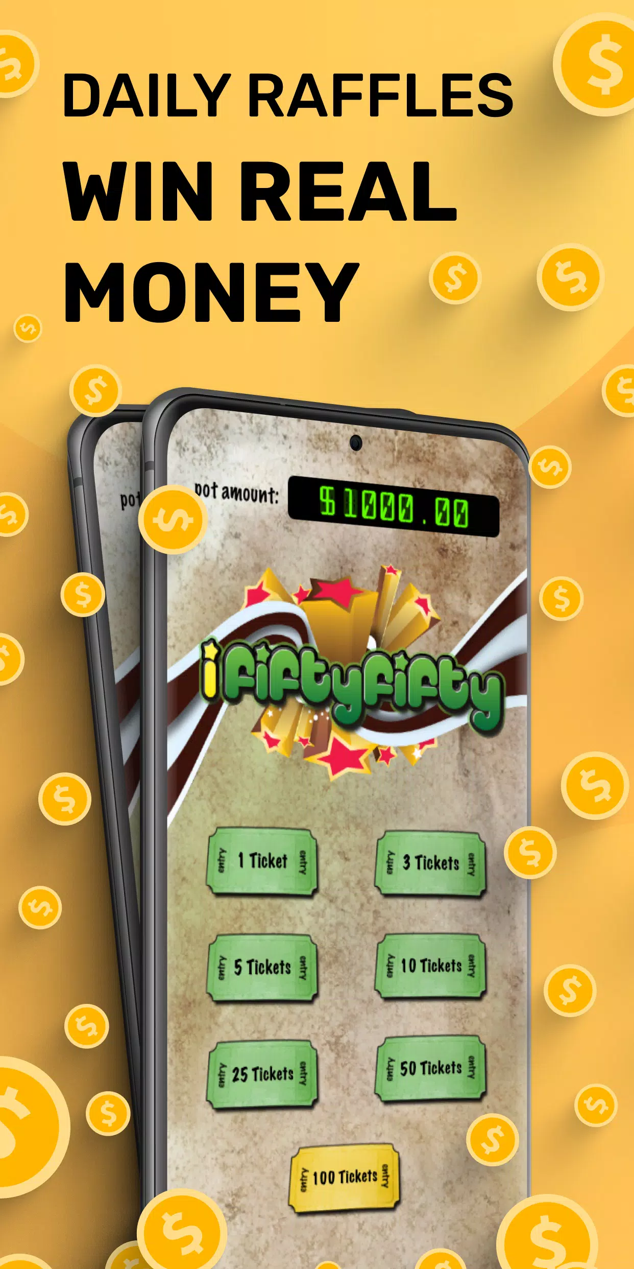 Money Making Game iFiftyFifty スクリーンショット 1