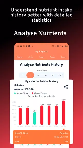 Food Tracker & Calorie Counter 스크린샷 3