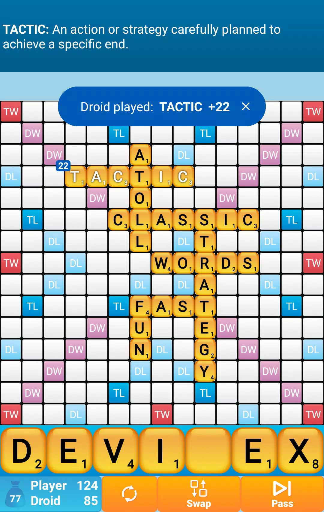 Classic Words Solo スクリーンショット 1