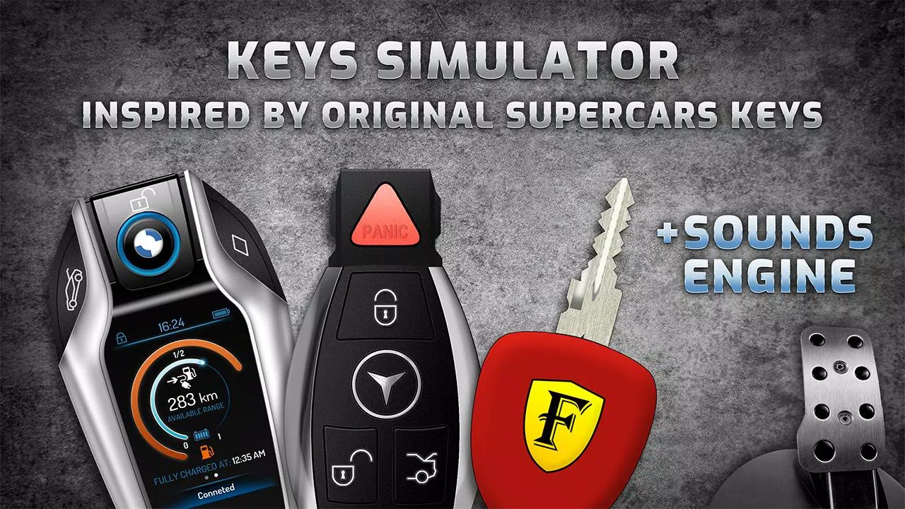 Keys simulator and cars sounds Zrzut ekranu 1