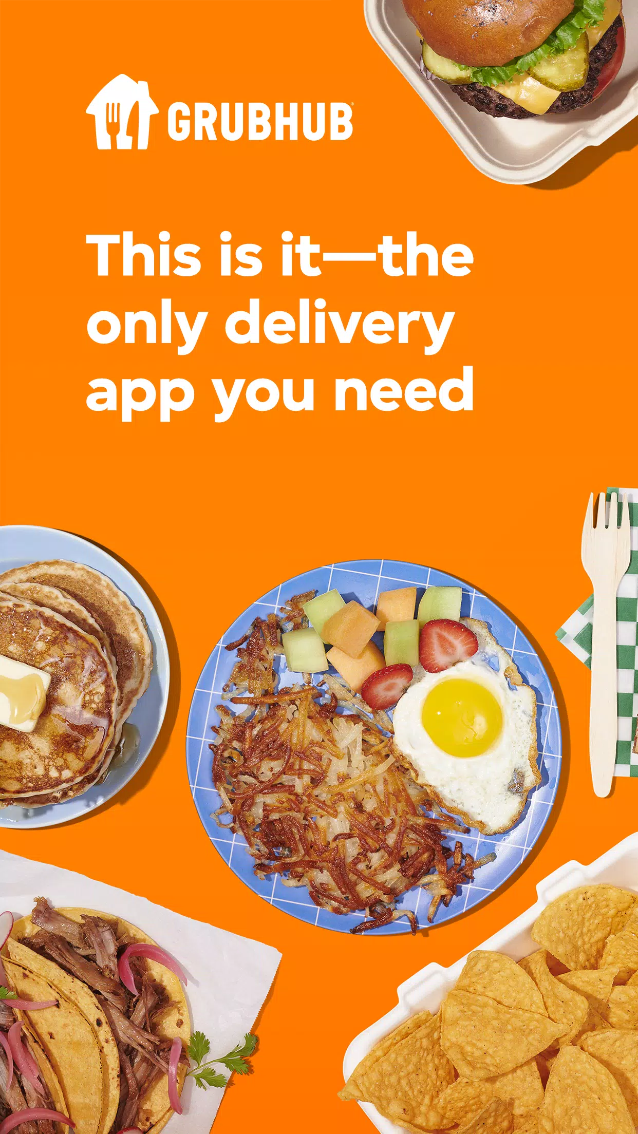 Grubhub: Food Delivery स्क्रीनशॉट 1