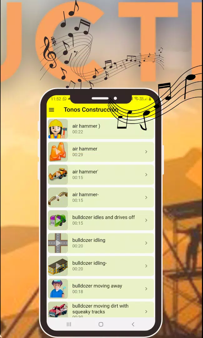 Construction Ringtones 스크린샷 4
