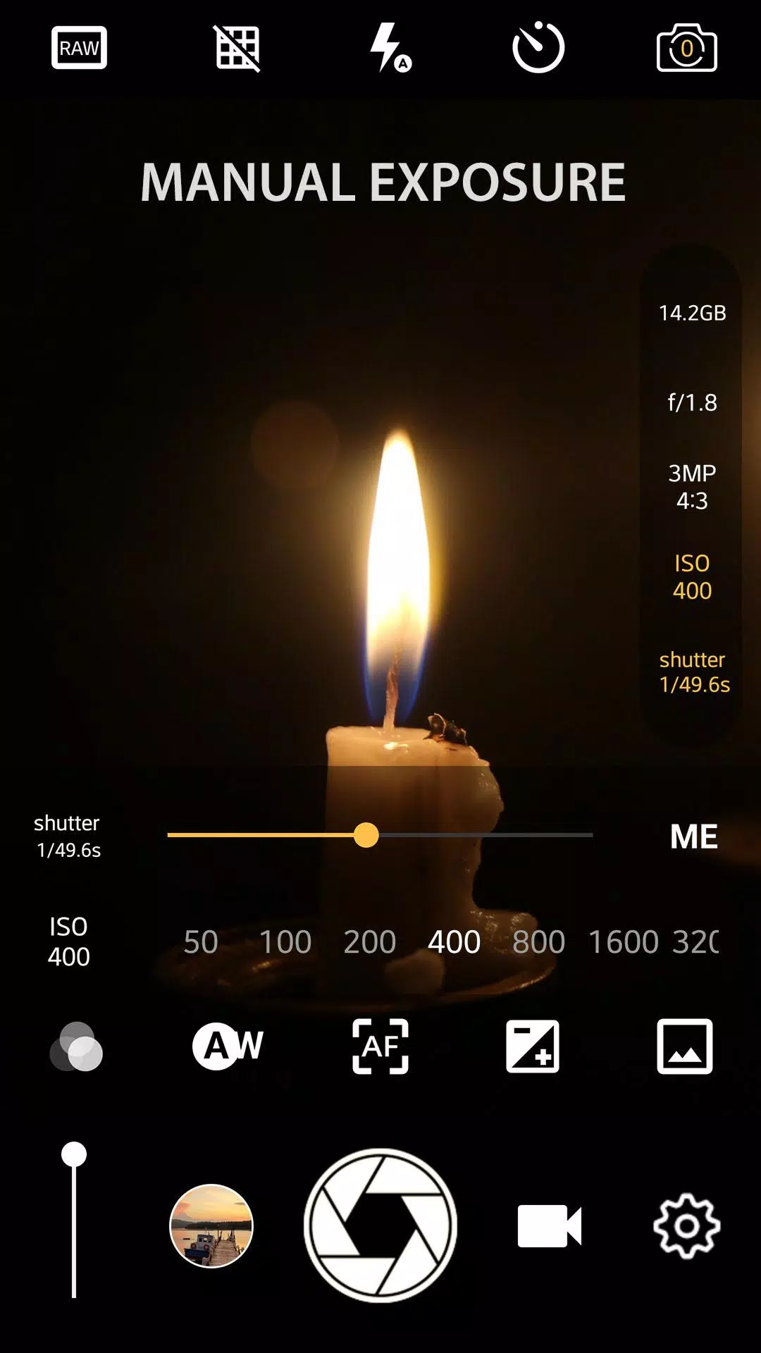수동 카메라 : DSLR 카메라 전문 스크린샷 1