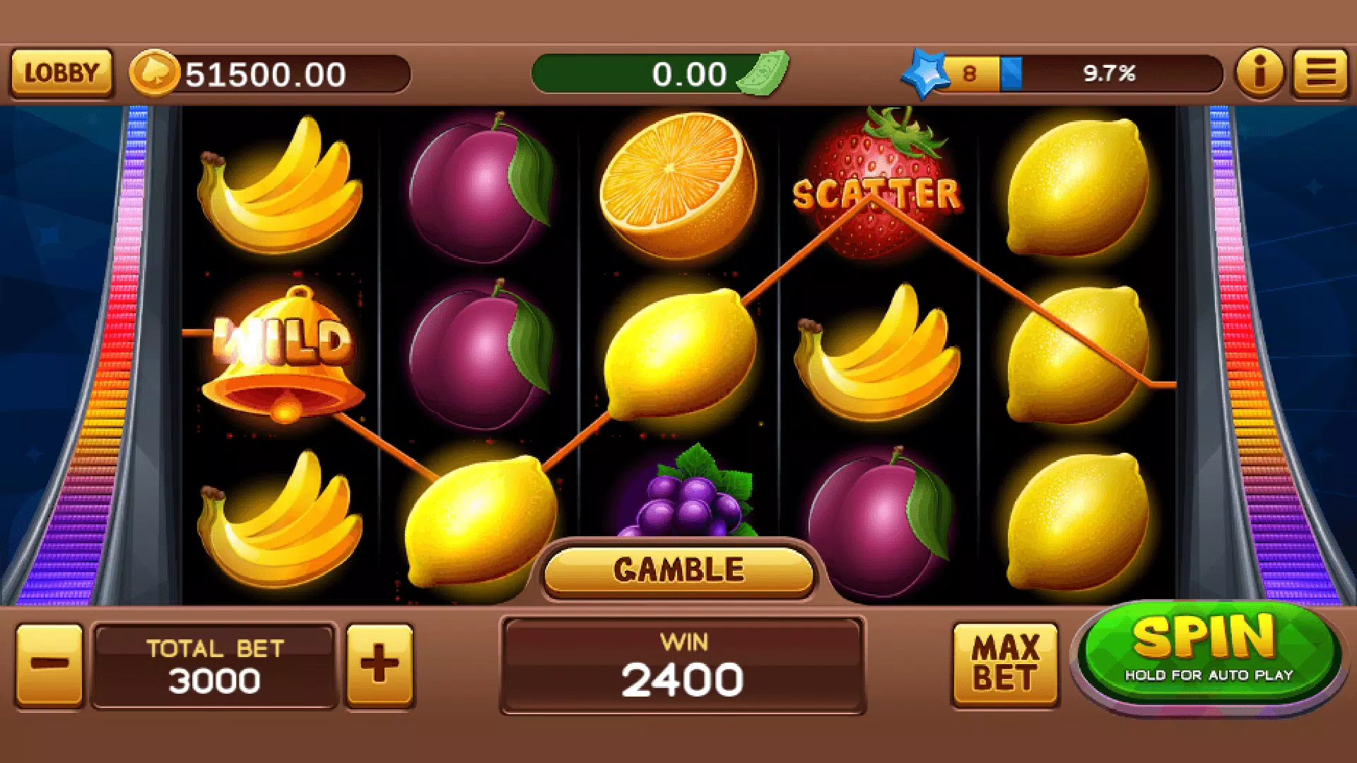 Schermata Game Heap - Seven Slots 2
