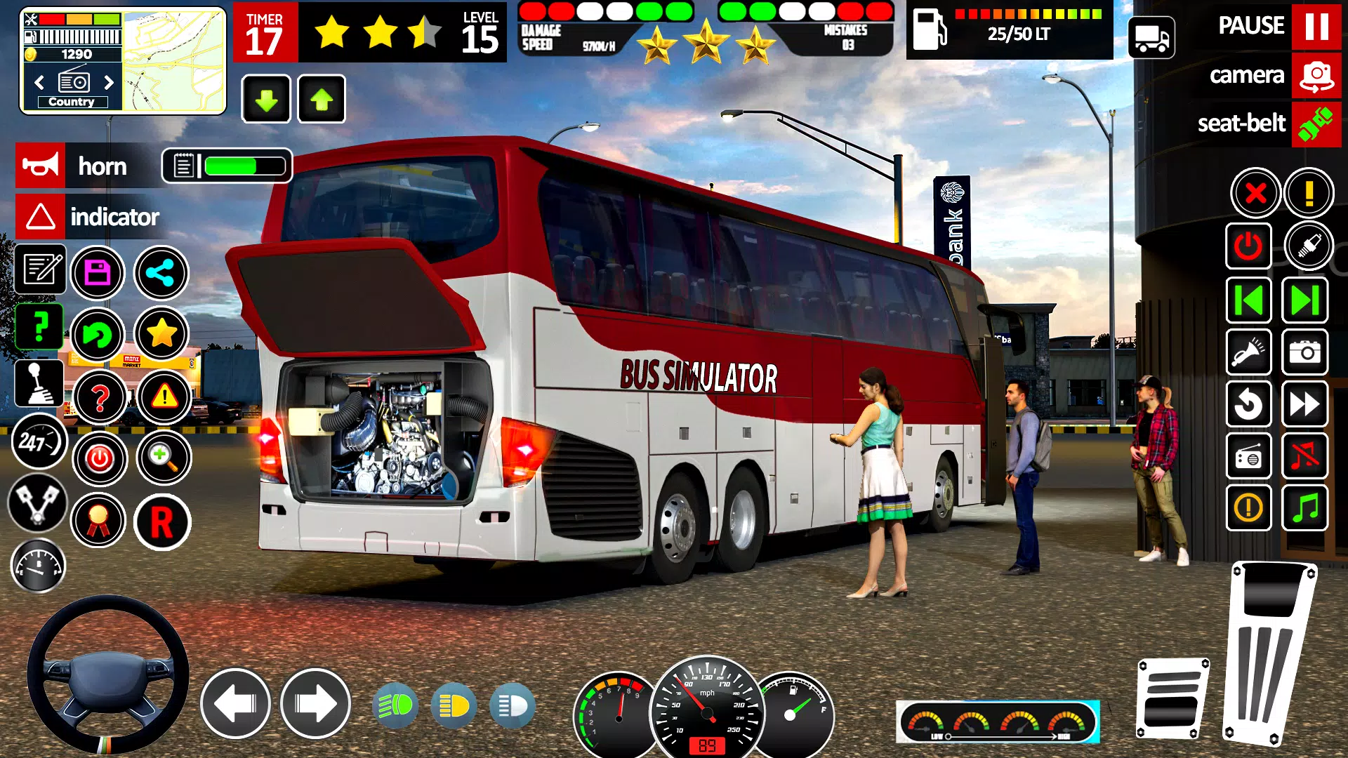 Bus Games City Bus Simulator Скриншот 1