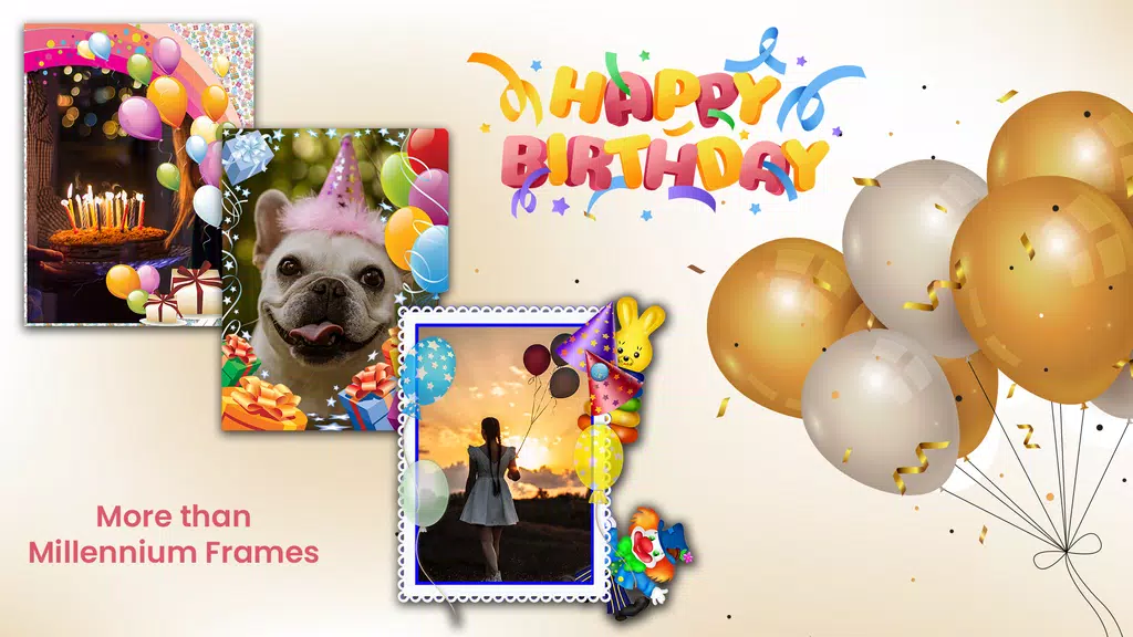 Make Birthday Video With Music Capture d'écran 2