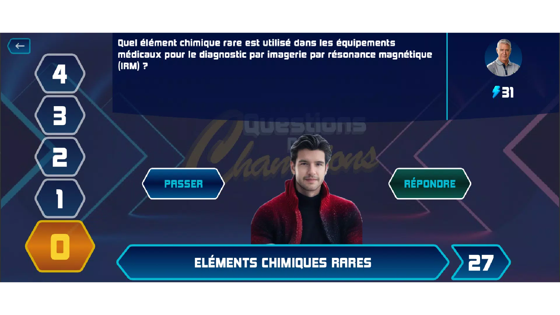 Questions De Champions Capture d'écran 3