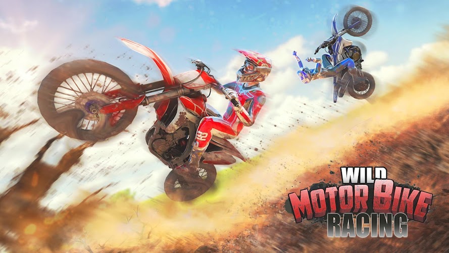 Wild Motor Bike Offroad Racing Captura de tela 1