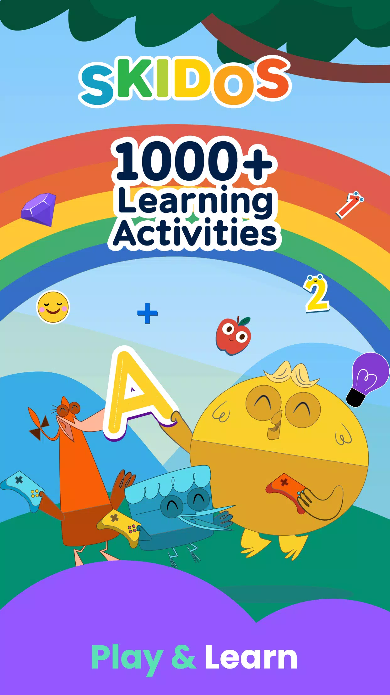 SKIDOS Preschool Learning Game Скриншот 1