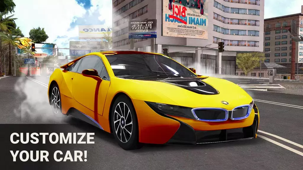 Driver BMW I8 Night City Racer Tangkapan skrin 3