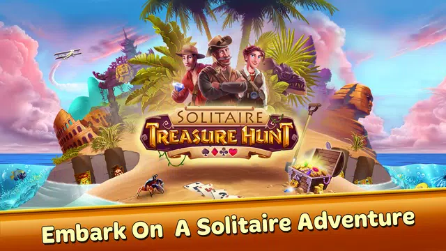 Solitaire Treasure Hunt Captura de tela 1