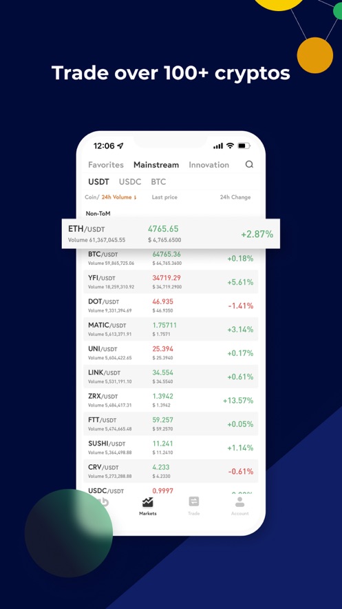 ABCC Exchange Capture d'écran 2