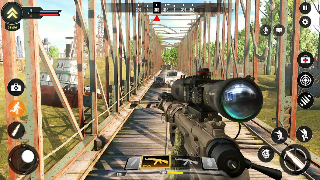 Sniper Game: Shooting Gun Game Mod Captura de tela 1