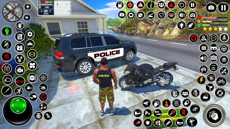 Police Game Transport Truck Capture d'écran 2