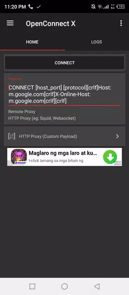 OpenConnect X for Android Zrzut ekranu 1