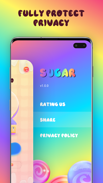 Sugar VPN ဖန်သားပြင်ဓာတ်ပုံ 3