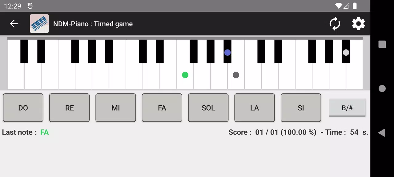 NDM-Piano Learn Music Notes Captura de tela 1