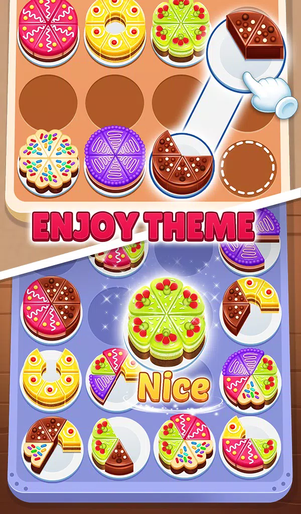 Cake Sort 3d - Match and Merge Screenshot 2