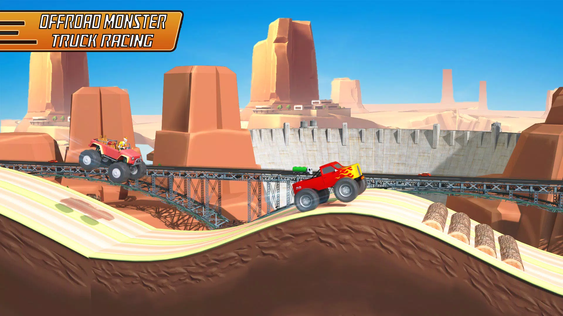 Uphill Racing - Hill Jump Game Zrzut ekranu 1