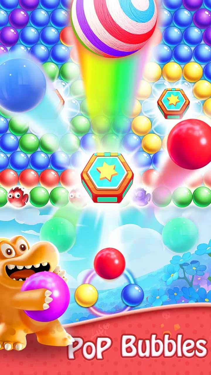 Bubble Shooter - Dino Match Zrzut ekranu 2