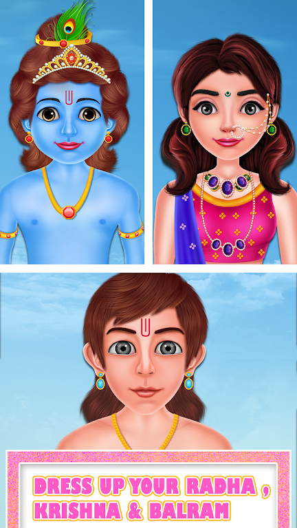 Cute Radha Fashion Makeover Скриншот 3