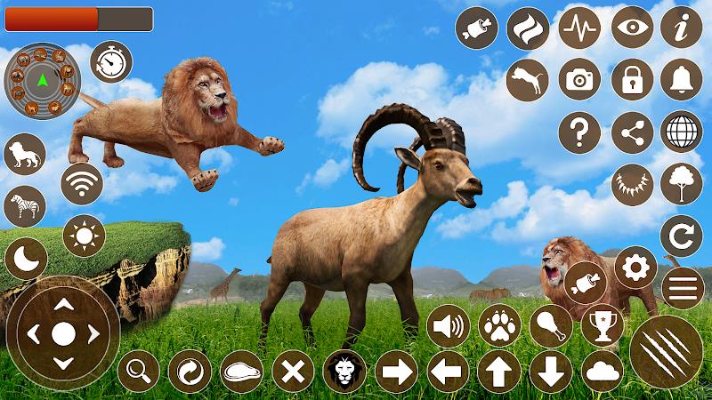 Lion Games 3D Animal Simulator应用截图第2张