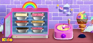 Ice Cream Making Game For Kids Скриншот 3