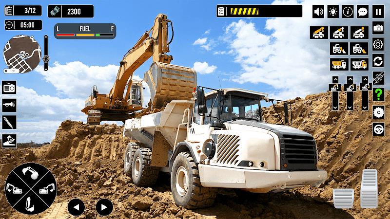 Construction Game: Truck Games ဖန်သားပြင်ဓာတ်ပုံ 2