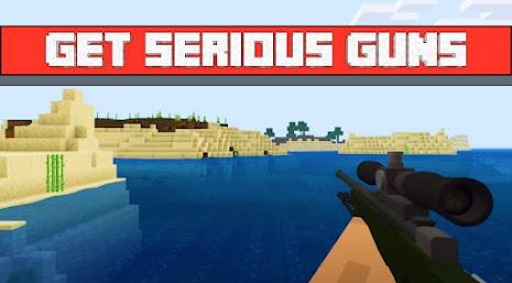 Gun Mod for Minecraft PE स्क्रीनशॉट 1