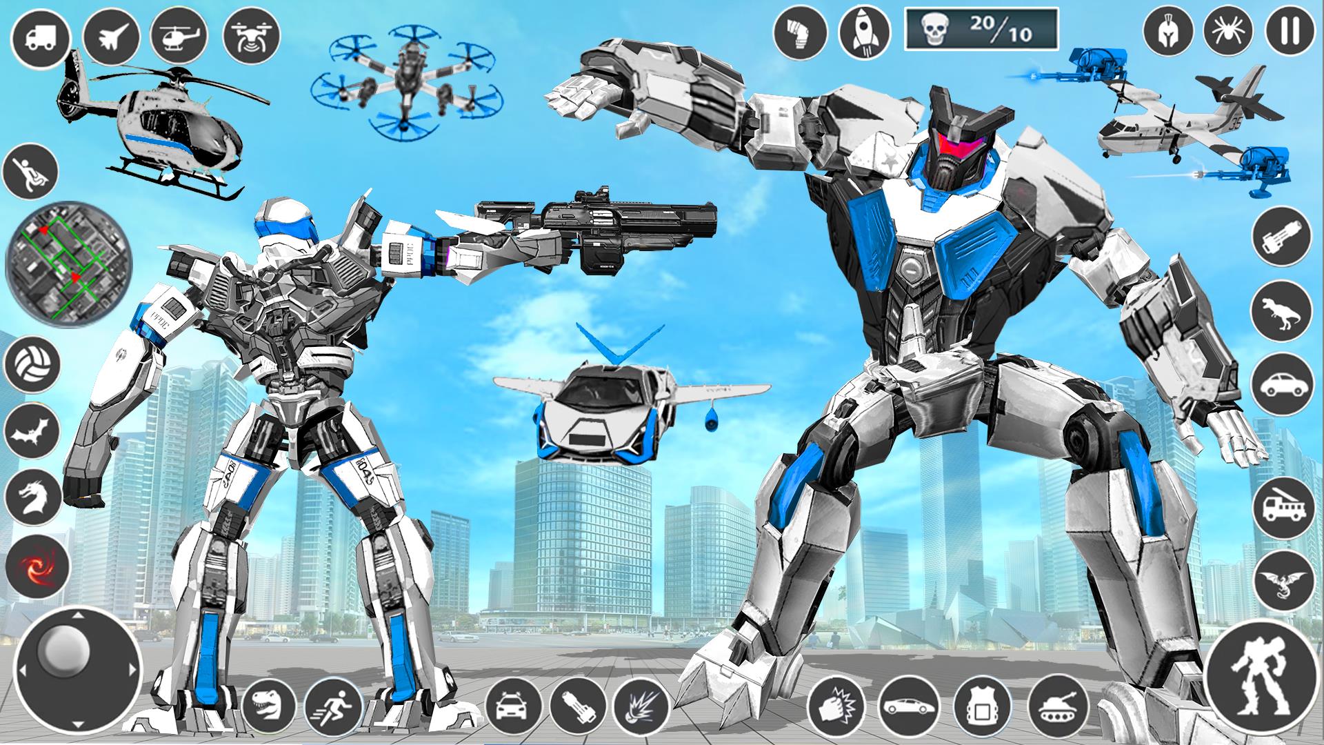 Multi Robot Car Transform Game Ảnh chụp màn hình 4